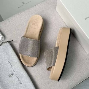 Шлепанцы Brunello Cucinelli F1538