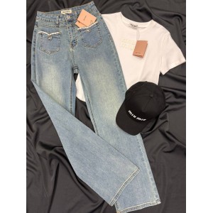 Джинсы Miu Miu H1569