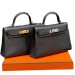 Сумка Hermes Kelly Sellier 19 Bambou Chevre RE5007