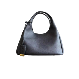 Сумка Bottega Veneta Campana bag in black leather RN2648