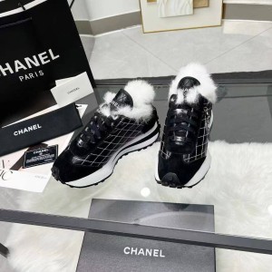 Зимние кроссовки Chanel B3374