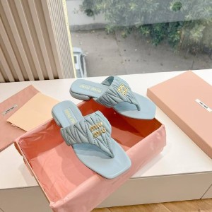 Шлепанцы Miu Miu F5291