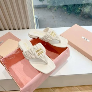 Шлепанцы Miu Miu F5289