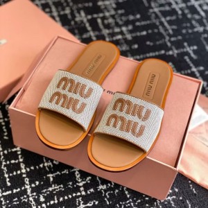 Шлепанцы Miu Miu F5307