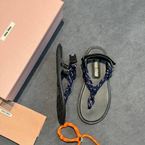 Шлепанцы Miu Miu F5327