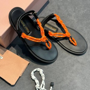 Шлепанцы Miu Miu F5329