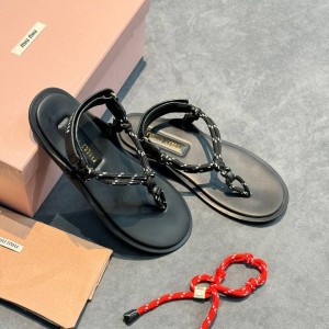 Шлепанцы Miu Miu F5325