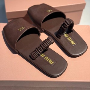Шлепанцы Miu Miu F5971