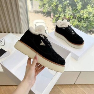 Зимние ботинки Prada F6526
