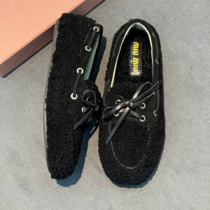 Зимние лоферы Miu Miu F6999