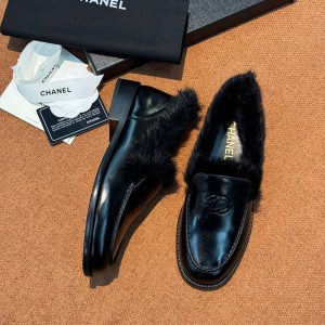 Зимние лоферы Chanel F7002
