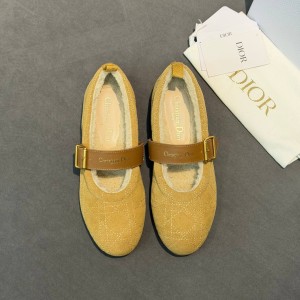 Зимние балетки Cristian Dior F7195