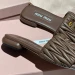 Шлепанцы Miu Miu Matelasse Nappa F3739