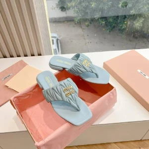 Шлепанцы Miu Miu F5291