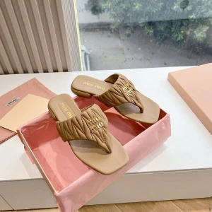 Шлепанцы Miu Miu F5290
