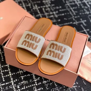 Шлепанцы Miu Miu F5307